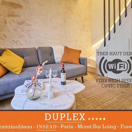 Duplex Standing 7Min➤Fontainebleau-Insead⎮45Min➤Paris Apartment Veneux-les-Sablons Luaran gambar