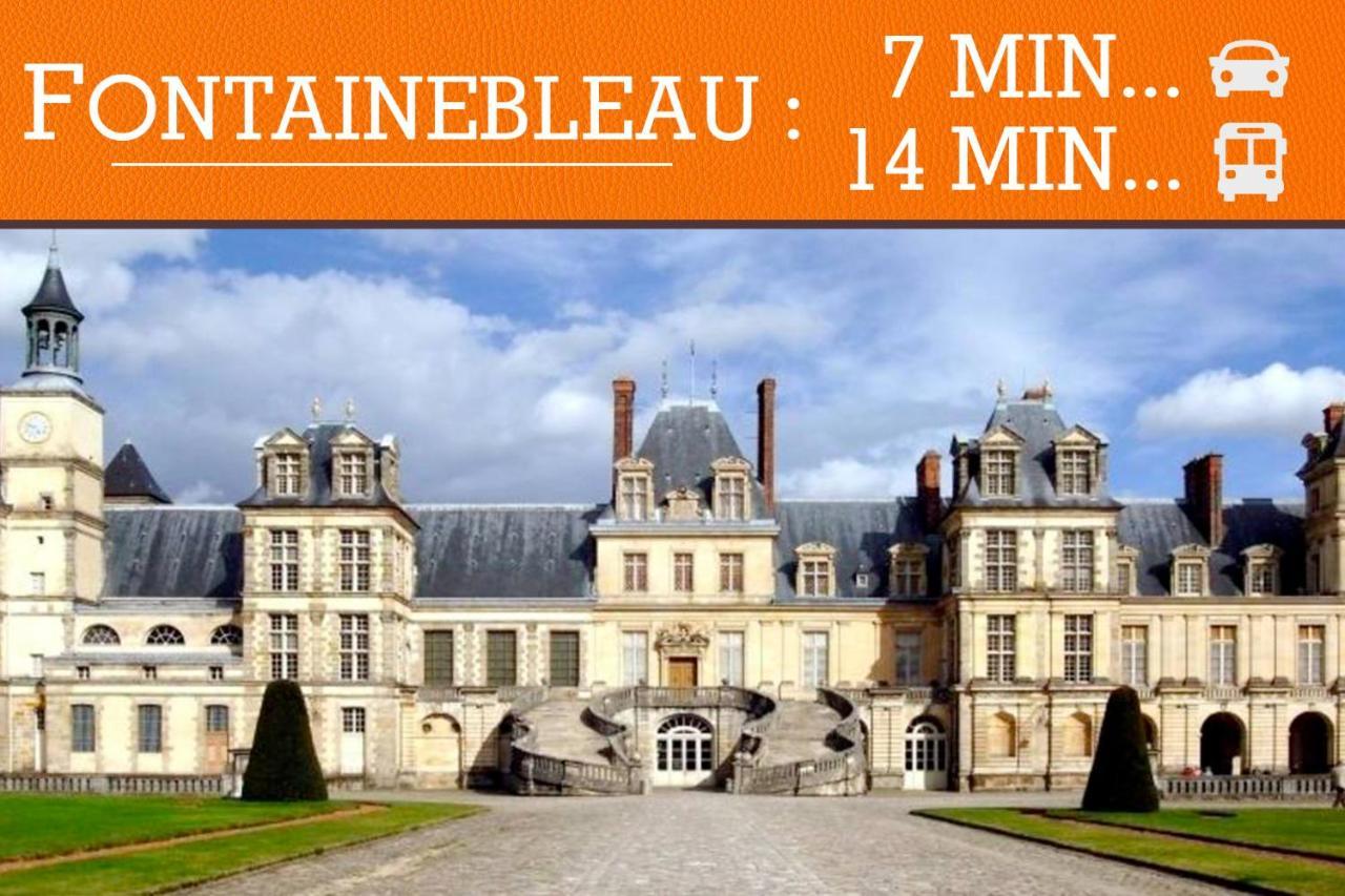 Duplex Standing 7Min➤Fontainebleau-Insead⎮45Min➤Paris Apartment Veneux-les-Sablons Luaran gambar