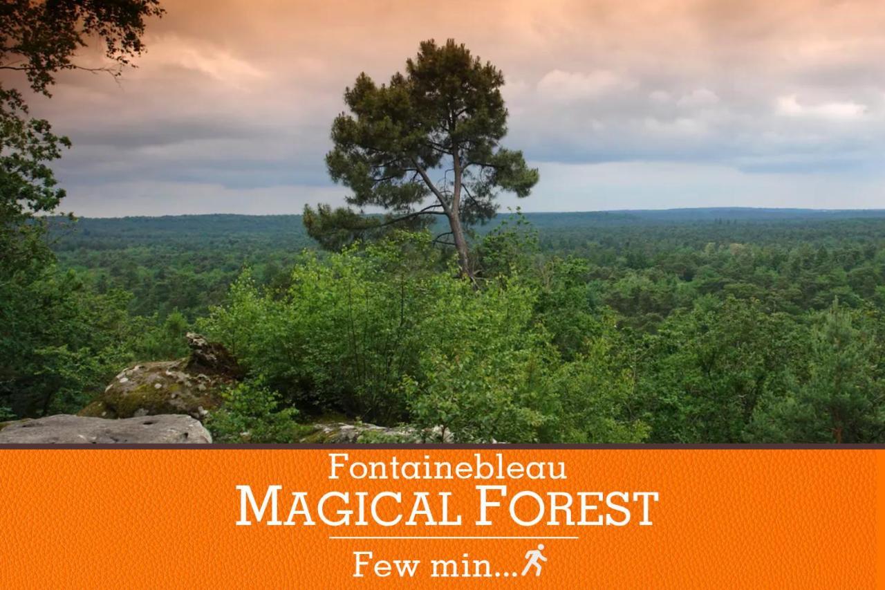 Duplex Standing 7Min➤Fontainebleau-Insead⎮45Min➤Paris Apartment Veneux-les-Sablons Luaran gambar