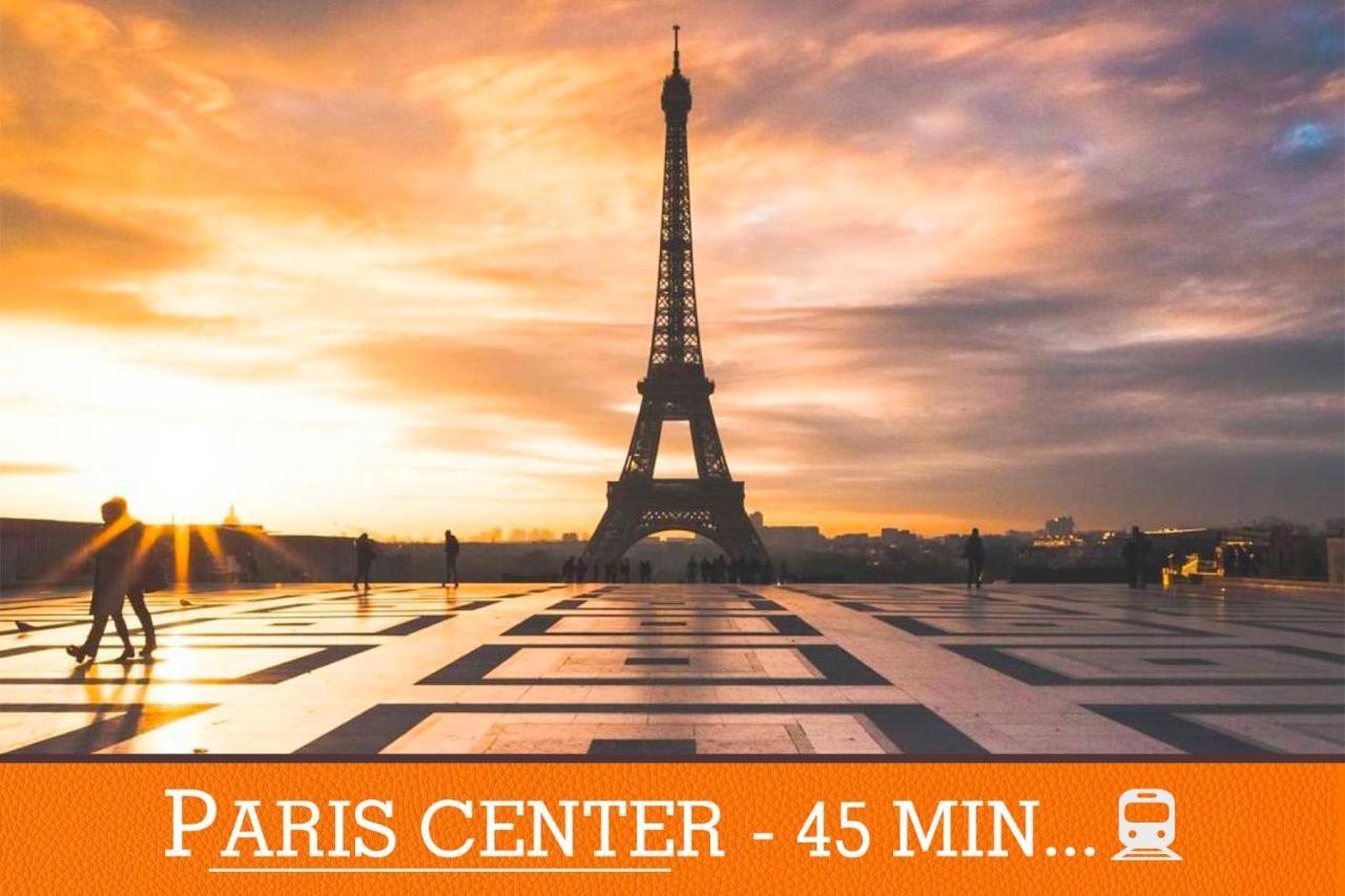 Duplex Standing 7Min➤Fontainebleau-Insead⎮45Min➤Paris Apartment Veneux-les-Sablons Luaran gambar